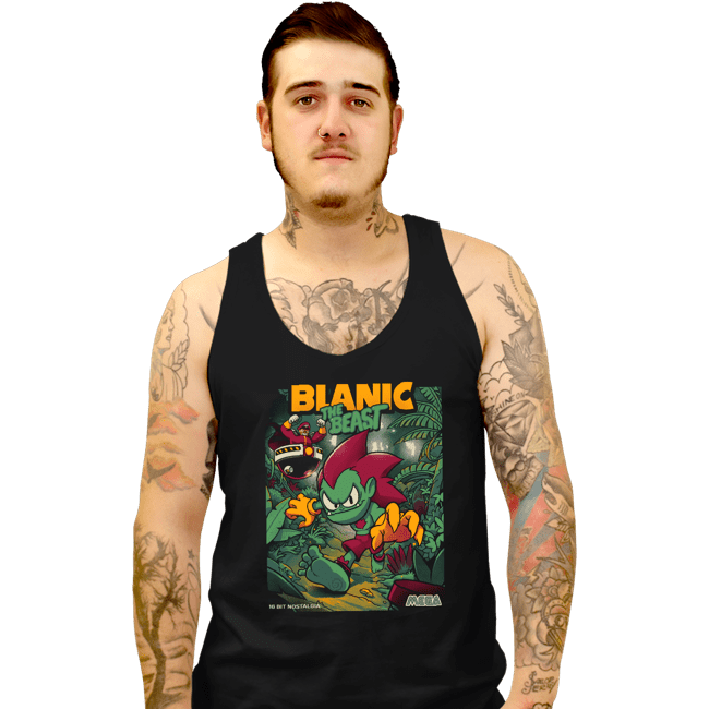 Secret_Shirts Tank Top, Unisex / Small / Black Beast Blanic