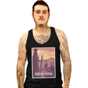 Shirts Tank Top, Unisex / Small / Black The Future Of Moisture Farming