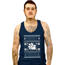 Load image into Gallery viewer, Shirts Tank Top, Unisex / Small / Navy Merry Xmash
