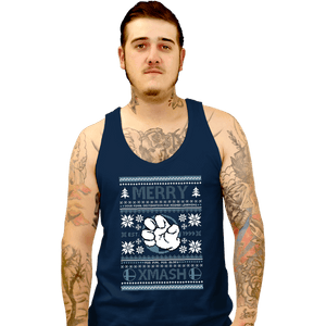 Shirts Tank Top, Unisex / Small / Navy Merry Xmash