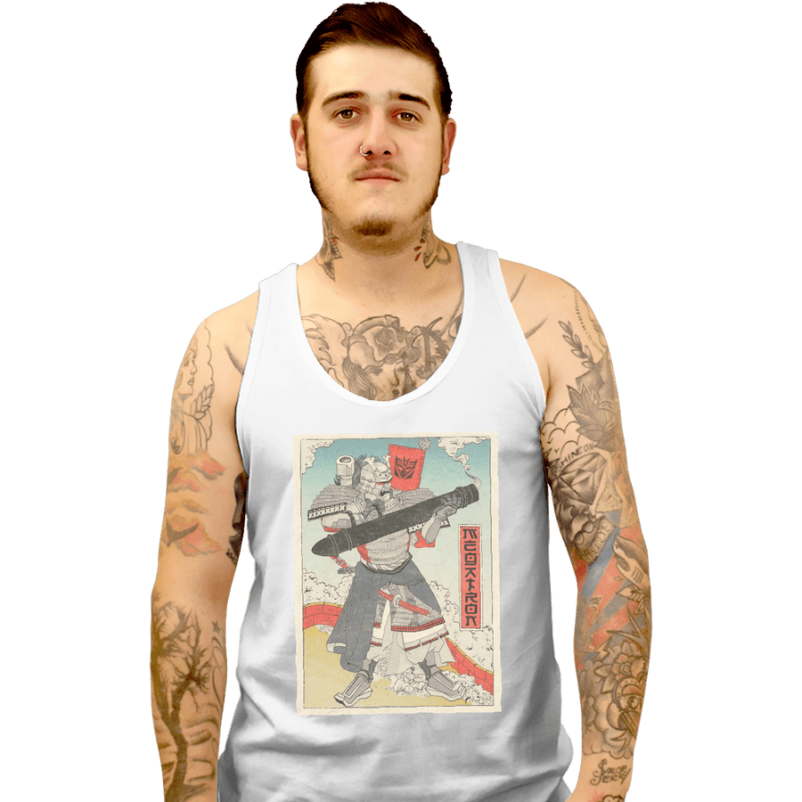 Shirts Tank Top, Unisex / Small / White Megatron