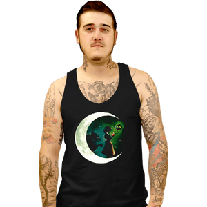 Daily_Deal_Shirts Tank Top, Unisex / Small / Black Snow Moon