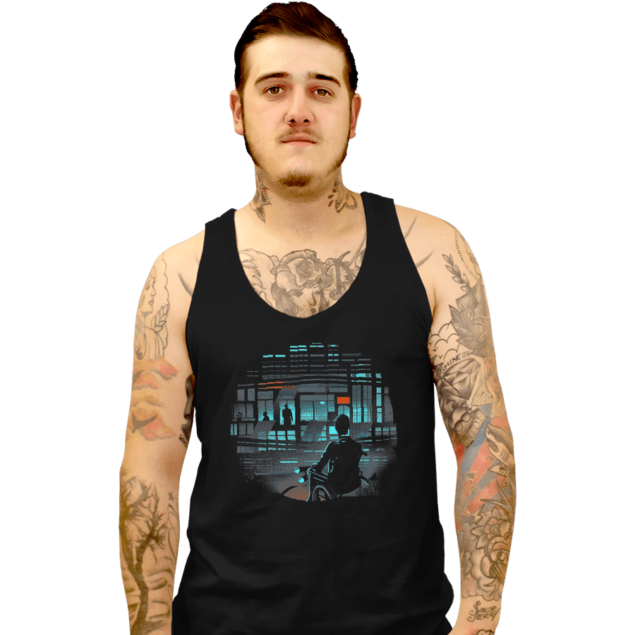 Shirts Tank Top, Unisex / Small / Black Window