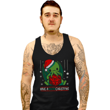 Load image into Gallery viewer, Shirts Tank Top, Unisex / Small / Black Have A Dice Christmas
