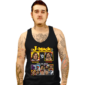 Daily_Deal_Shirts Tank Top, Unisex / Small / Black Jack Black Fighter