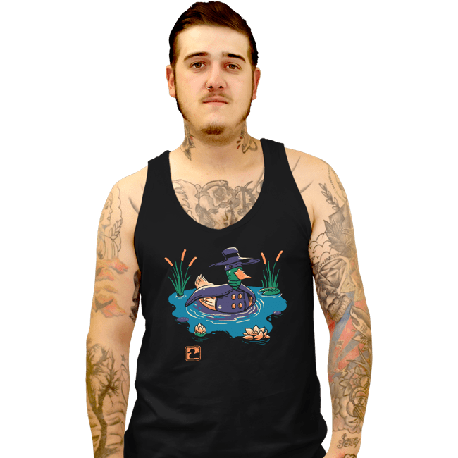 Secret_Shirts Tank Top, Unisex / Small / Black The Dark Duck