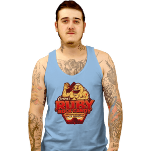 Shirts Tank Top, Unisex / Small / Powder Blue Goron’s Ruby Rock Candy