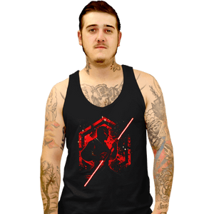 Shirts Tank Top, Unisex / Small / Black Double-Bladed Warrior