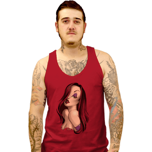 Shirts Tank Top, Unisex / Small / Red Lady In Red