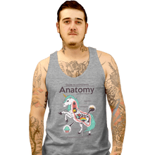 Load image into Gallery viewer, Shirts Tank Top, Unisex / Small / Sports Grey Anatomy Of A Unicorn
