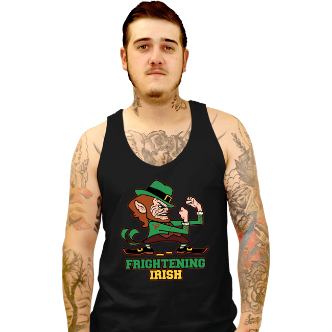 Daily_Deal_Shirts Tank Top, Unisex / Small / Black Frightening Irish