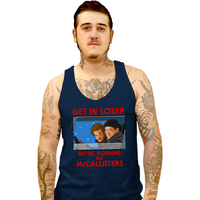 Secret_Shirts Tank Top, Unisex / Small / Navy Robbing The McCallisters