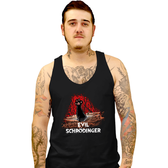 Secret_Shirts Tank Top, Unisex / Small / Black Evil Schrödinger