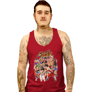 Shirts Tank Top, Unisex / Small / Red Street Fighter DBZ