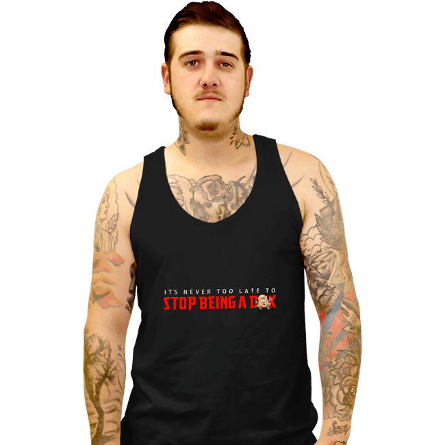 Secret_Shirts Tank Top, Unisex / Small / Black Never Too Late