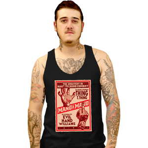 Daily_Deal_Shirts Tank Top, Unisex / Small / Black Hand To Hand Combat