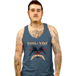 Daily_Deal_Shirts Tank Top, Unisex / Small / Indigo Blue Terror Dogs