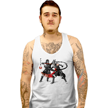 Load image into Gallery viewer, Daily_Deal_Shirts Tank Top, Unisex / Small / White The Final Lesson Sumi-e
