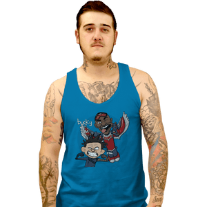 Shirts Tank Top, Unisex / Small / Sapphire Bucky And Sam