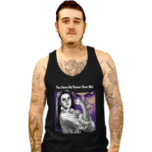 Shirts Tank Top, Unisex / Small / Black No Power Over Me