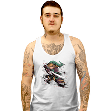 Load image into Gallery viewer, Secret_Shirts Tank Top, Unisex / Small / White Samurai Hero Of Time
