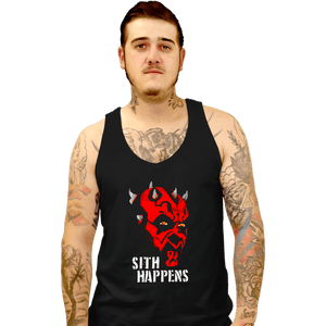 Secret_Shirts Tank Top, Unisex / Small / Black Sith Happens