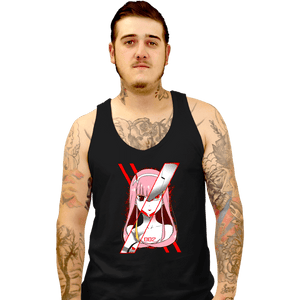 Shirts Tank Top, Unisex / Small / Black Franxx