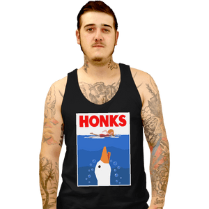 Shirts Tank Top, Unisex / Small / Black HONKS