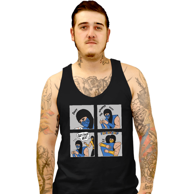 Shirts Tank Top, Unisex / Small / Black Mortal Komfort