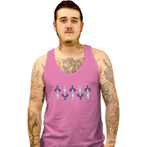 Daily_Deal_Shirts Tank Top, Unisex / Small / Pink Five Swords Adventures