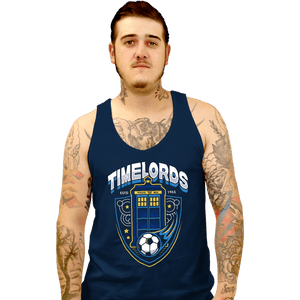 Shirts Tank Top, Unisex / Small / Navy Timelords Football Team