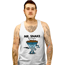 Load image into Gallery viewer, Secret_Shirts Tank Top, Unisex / Small / White Mr. Snake

