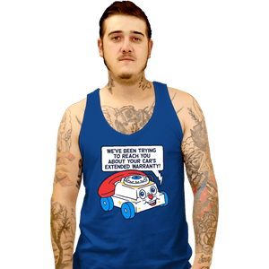 Daily_Deal_Shirts Tank Top, Unisex / Small / Royal Blue Ring Ring