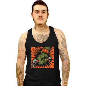 Shirts Tank Top, Unisex / Small / Black Saint Pizza