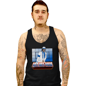 Daily_Deal_Shirts Tank Top, Unisex / Small / Black Hee-Hee-Man