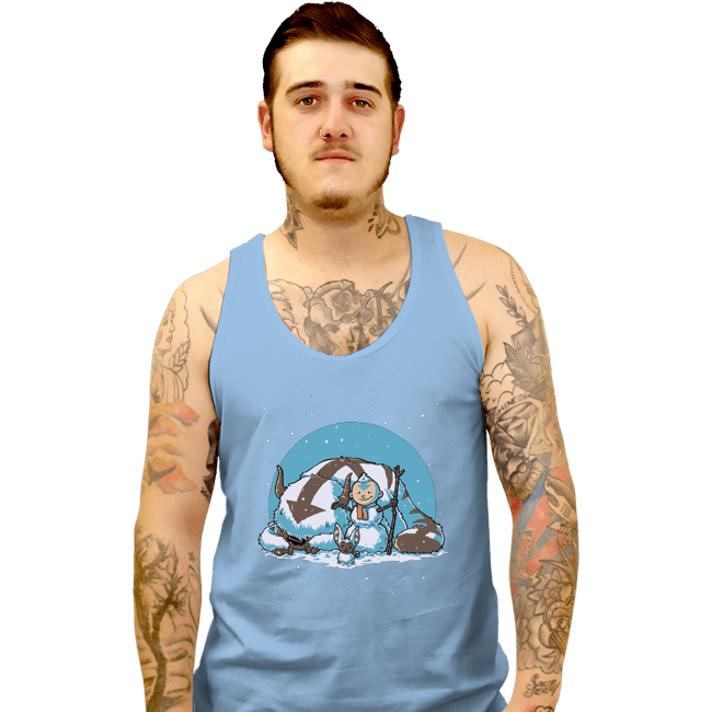 Secret_Shirts Tank Top, Unisex / Small / Powder Blue Snow Bender