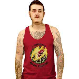 Shirts Tank Top, Unisex / Small / Red I Survived Dark Phoenix