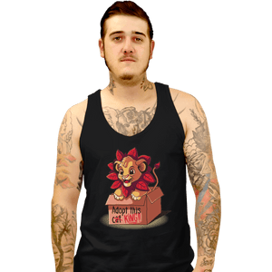 Shirts Tank Top, Unisex / Small / Black Adopt This King