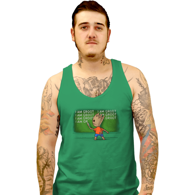 Shirts Tank Top, Unisex / Small / Sports Grey Groot's Detention