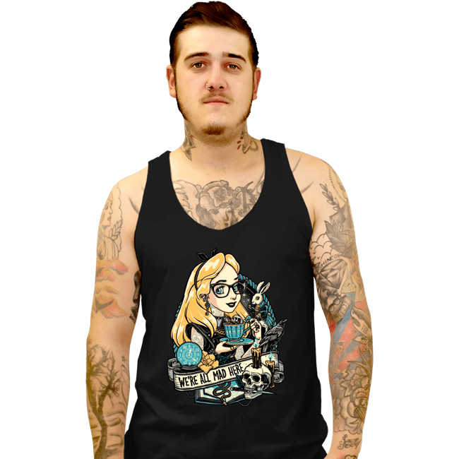 Daily_Deal_Shirts Tank Top, Unisex / Small / Black Rocker Alice
