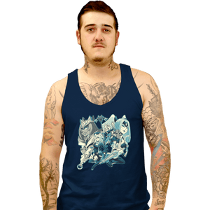 Daily_Deal_Shirts Tank Top, Unisex / Small / Navy Future Heroes