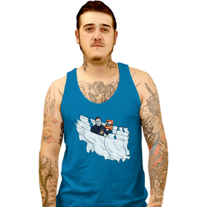 Daily_Deal_Shirts Tank Top, Unisex / Small / Sapphire Slasher Time