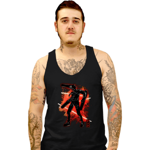 Shirts Tank Top, Unisex / Small / Black Cosmic Chainsaw