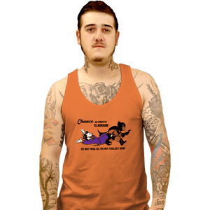 Secret_Shirts Tank Top, Unisex / Small / Orange Go  Directly To Arkham