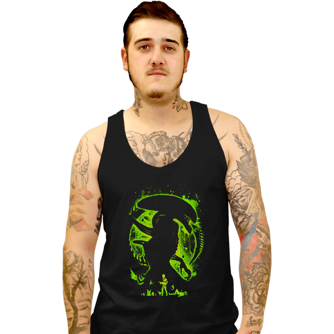 Daily_Deal_Shirts Tank Top, Unisex / Small / Black Alien's Nightmare