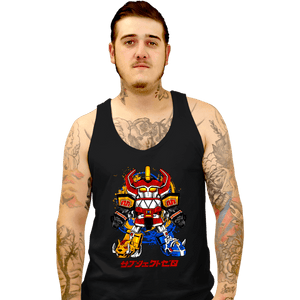 Daily_Deal_Shirts Tank Top, Unisex / Small / Black Chibi Megazord