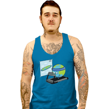 Load image into Gallery viewer, Shirts Tank Top, Unisex / Small / Sapphire Round Earth
