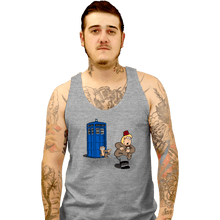 Load image into Gallery viewer, Shirts Tank Top, Unisex / Small / Sports Grey The Tardis Monkey
