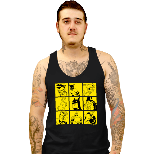 Daily_Deal_Shirts Tank Top, Unisex / Small / Black Batman Villains'