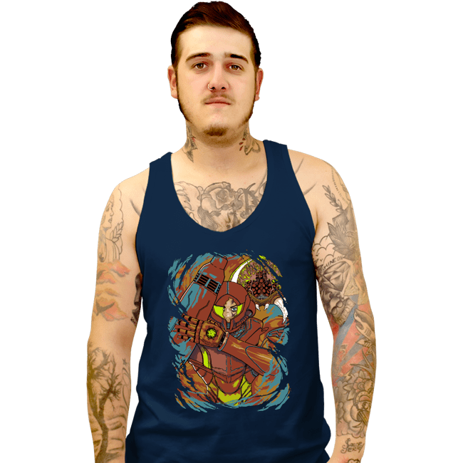 Secret_Shirts Tank Top, Unisex / Small / Navy The Huntress